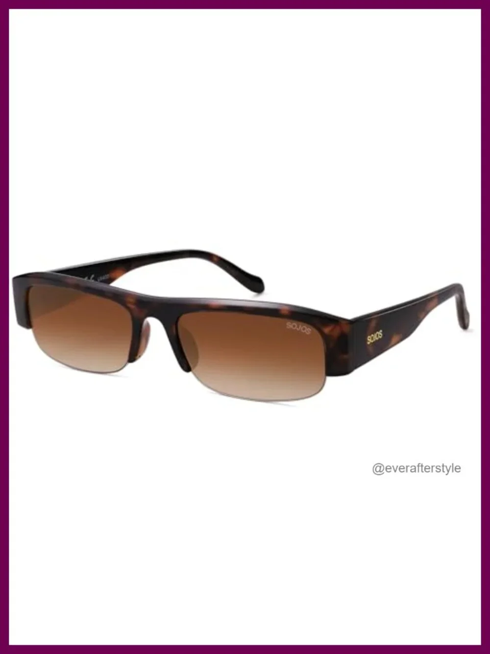 Retro Rectangle Sunglasses for Women UV400 Protection